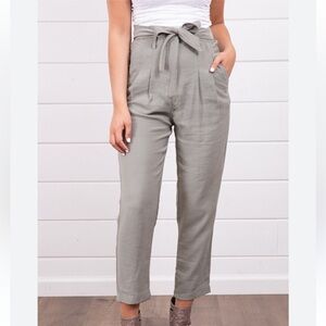 Revolve Heartloom Zane Pants Women’s Small Crop Ankle High Waisted Straight Leg